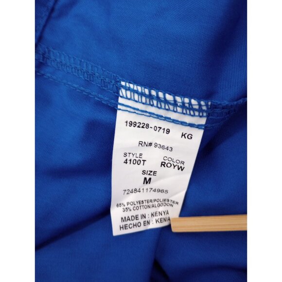 Cherokee Workwear Cargo Scrub Pants Medium Unisex Drawstring TALL 4100T Royal - Picture 8 of 8